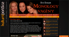 Desktop Screenshot of monologyvaginy.cz