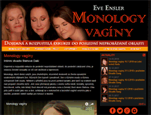 Tablet Screenshot of monologyvaginy.cz